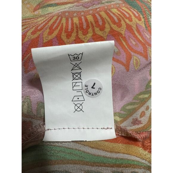 FARM Rio Tropical Print Scarf Drape Slip Dress/Tunic/Swim Coverup Size XS - Picture 7 of 7